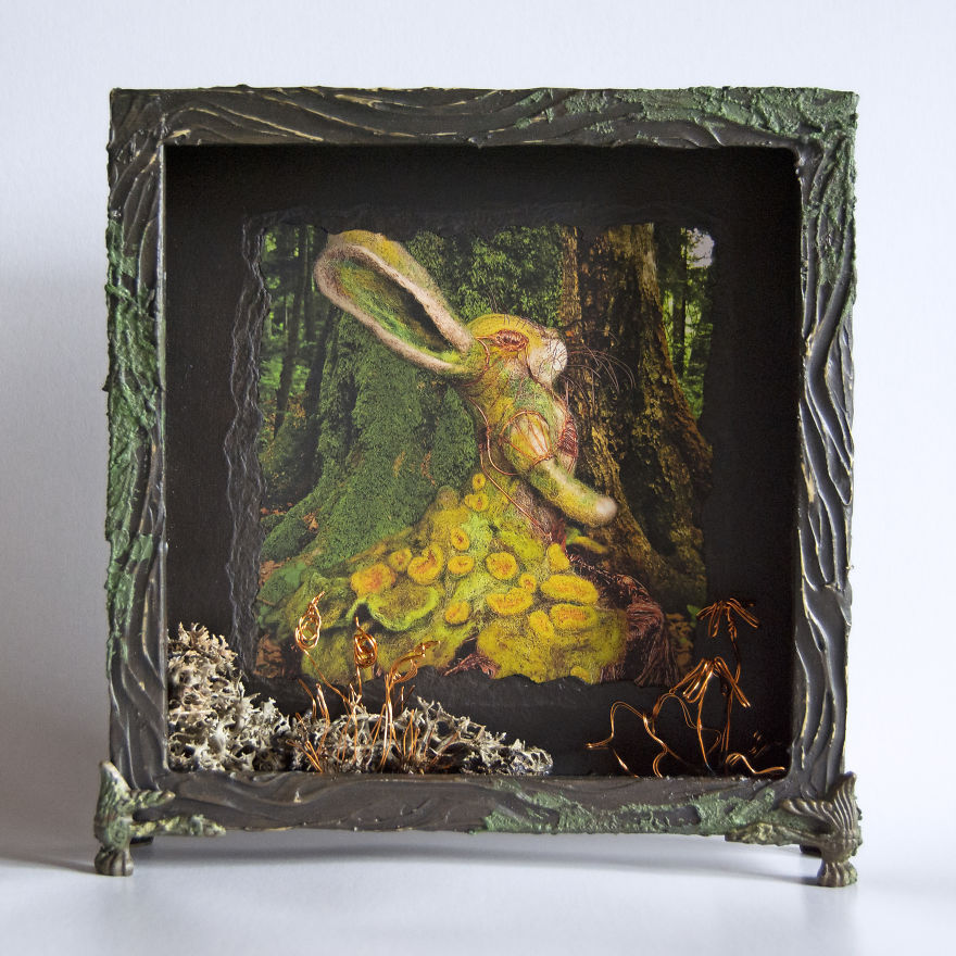 I Spent 1 Y Modelling Copper Wire Ancient Plants And Needle Felting Forest Creatures