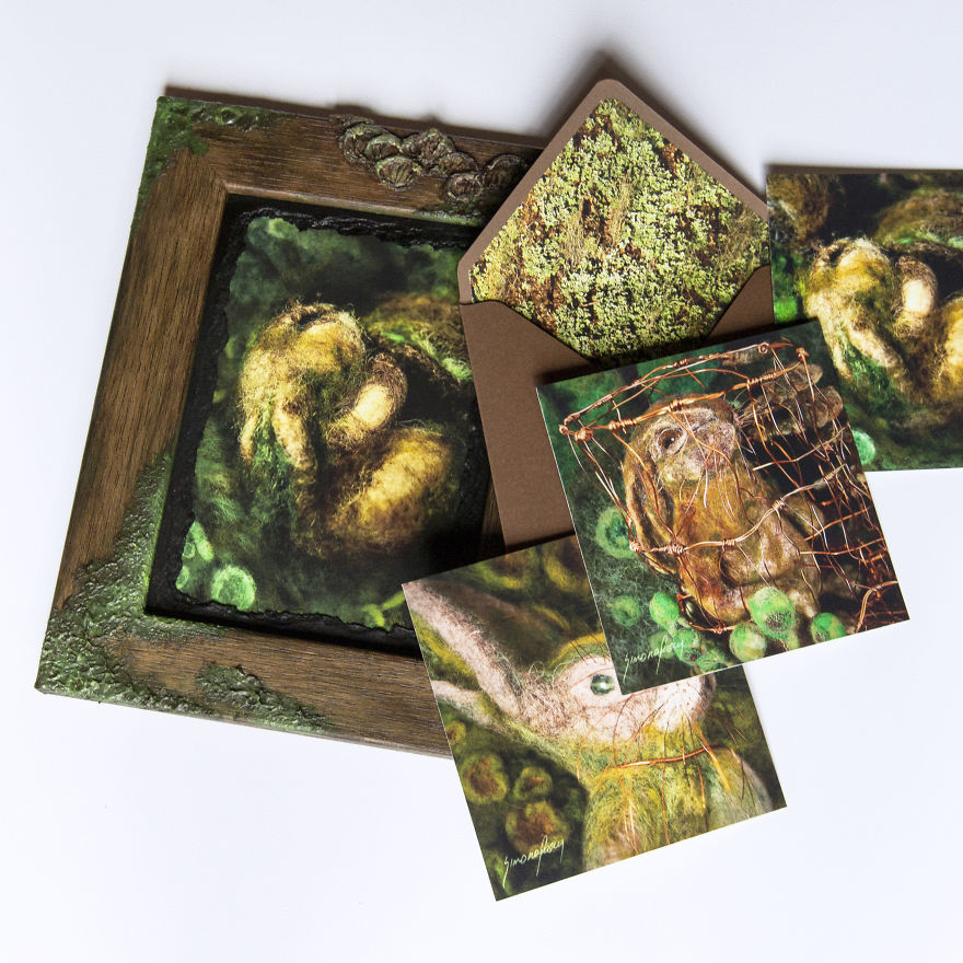 I Spent 1 Y Modelling Copper Wire Ancient Plants And Needle Felting Forest Creatures