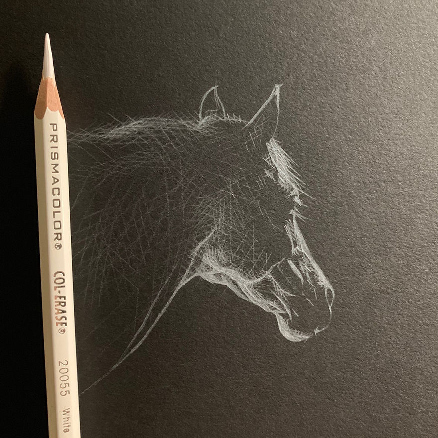 When White Pencil Meets Black Paper…