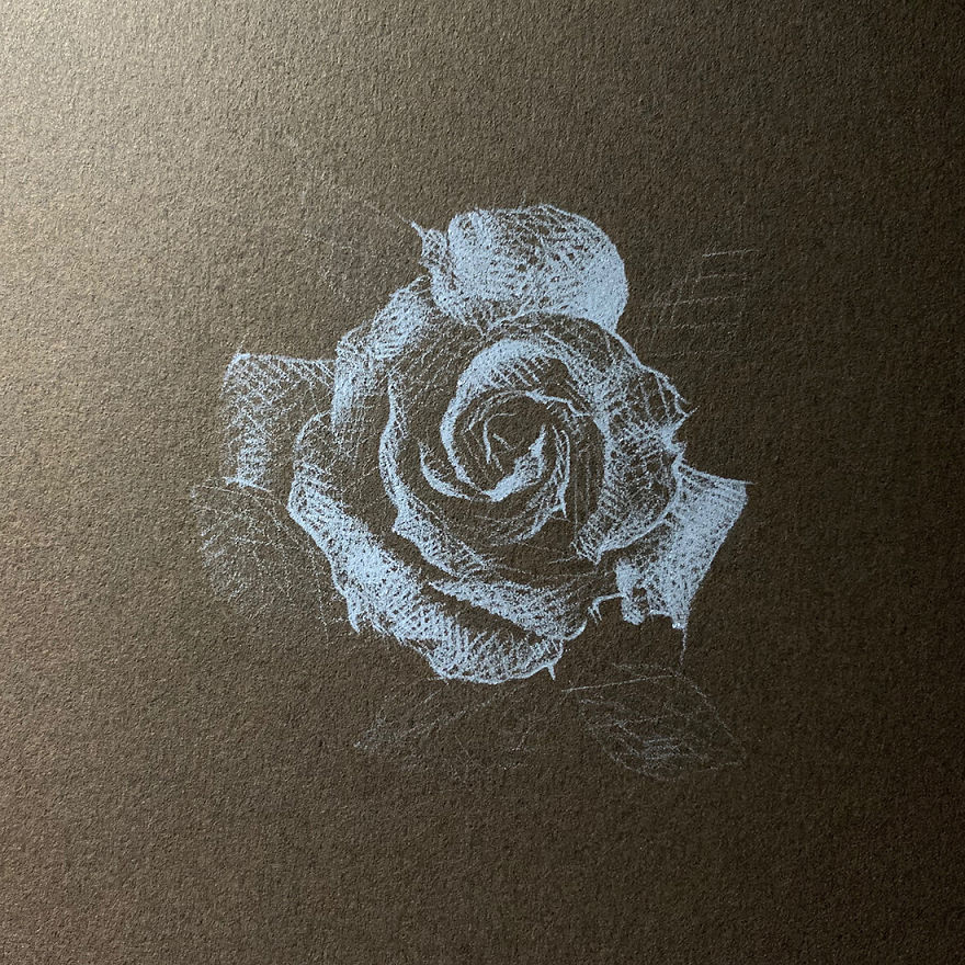 When White Pencil Meets Black Paper…