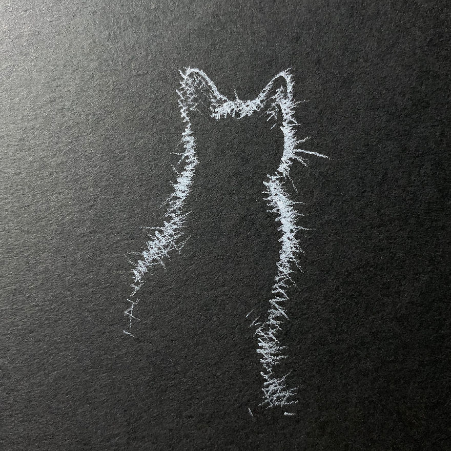 When White Pencil Meets Black Paper…