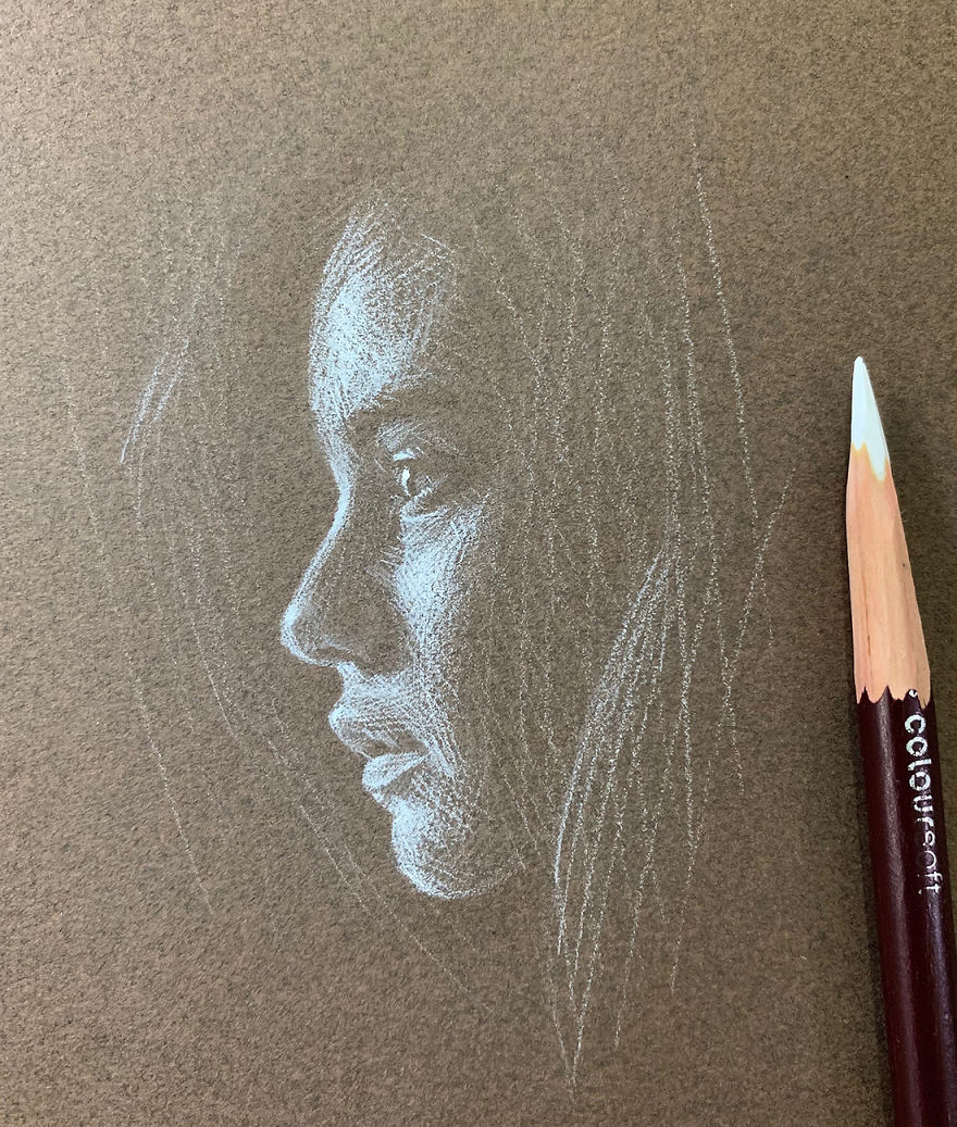 When White Pencil Meets Black Paper…