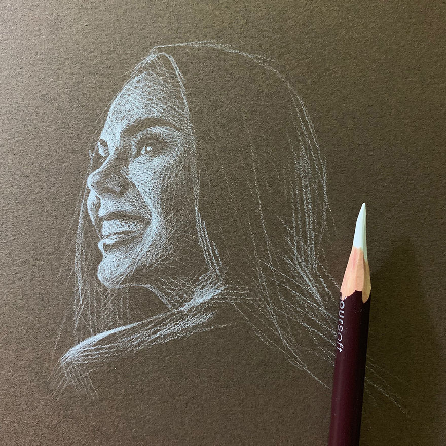 When White Pencil Meets Black Paper…