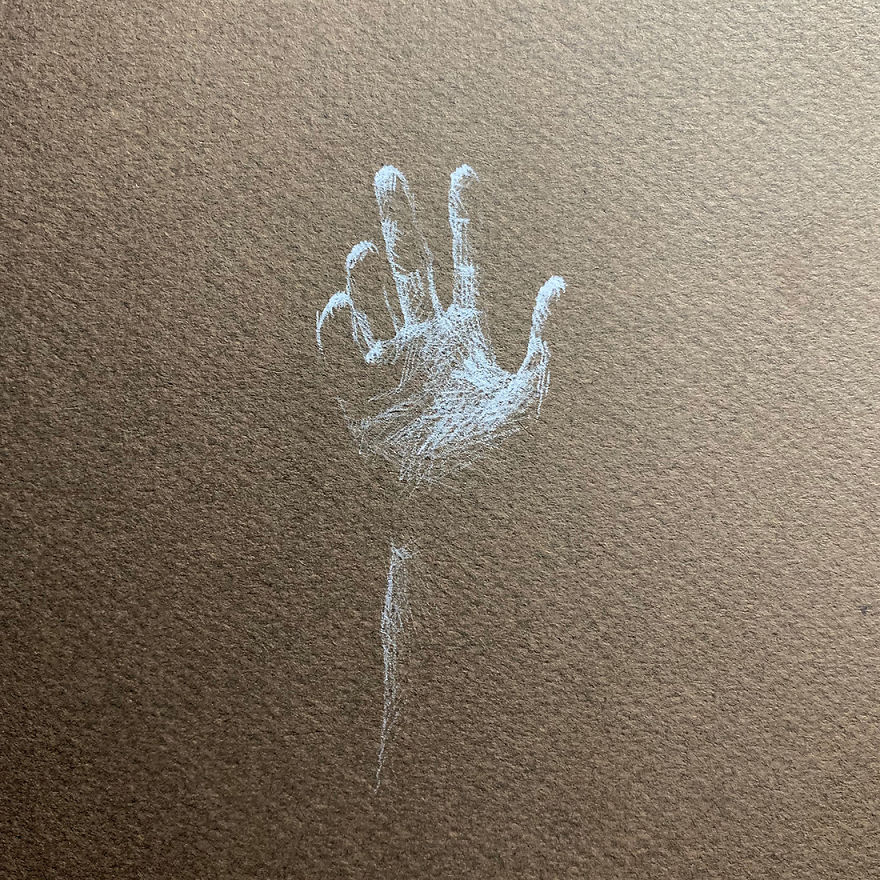 When White Pencil Meets Black Paper…