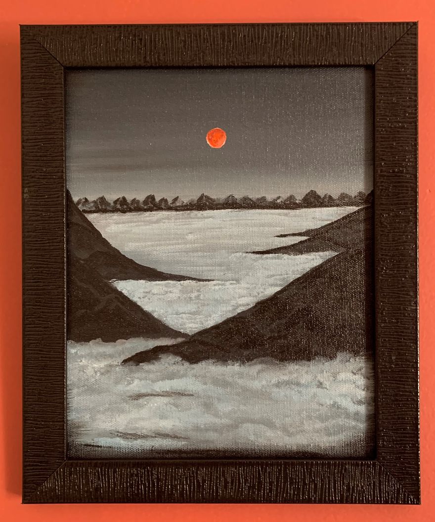 I Tried Painting Different Stylistics Using Acrylic Paint