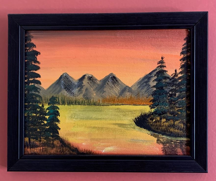 I Tried Painting Different Stylistics Using Acrylic Paint