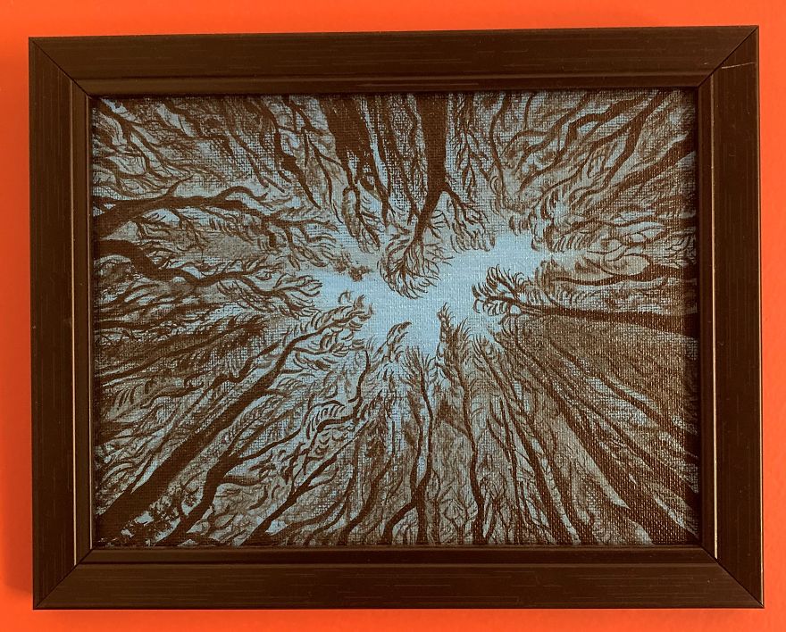 I Tried Painting Different Stylistics Using Acrylic Paint