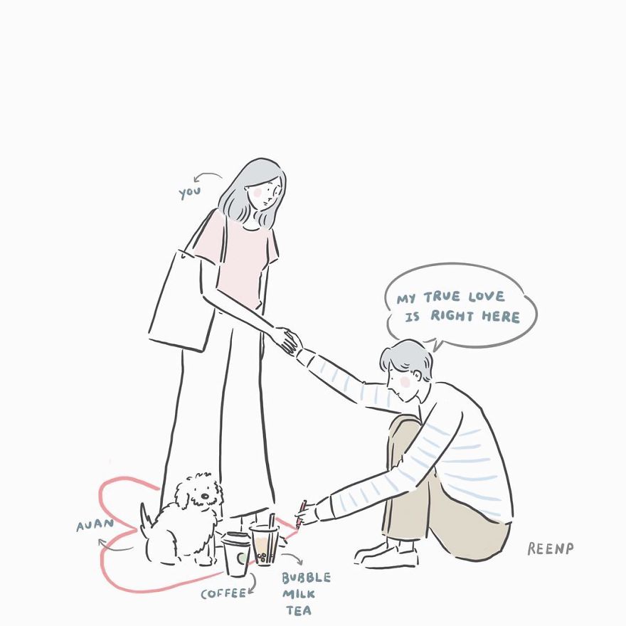 Illustrator Creates Art That Translates Small Fragments Of Love Into Everyday Life