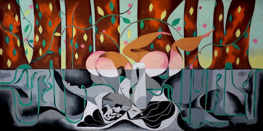 My First Tries At Pastel To Record My Emotions