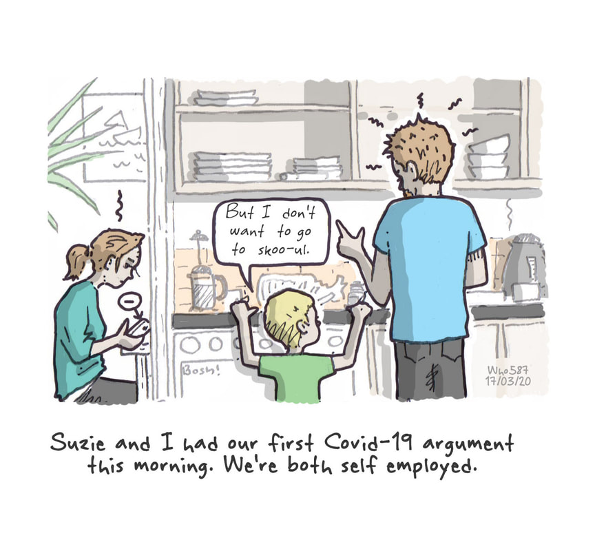 I've Kept A Visual Diary Every Working Day Since Day One Of Lockdown