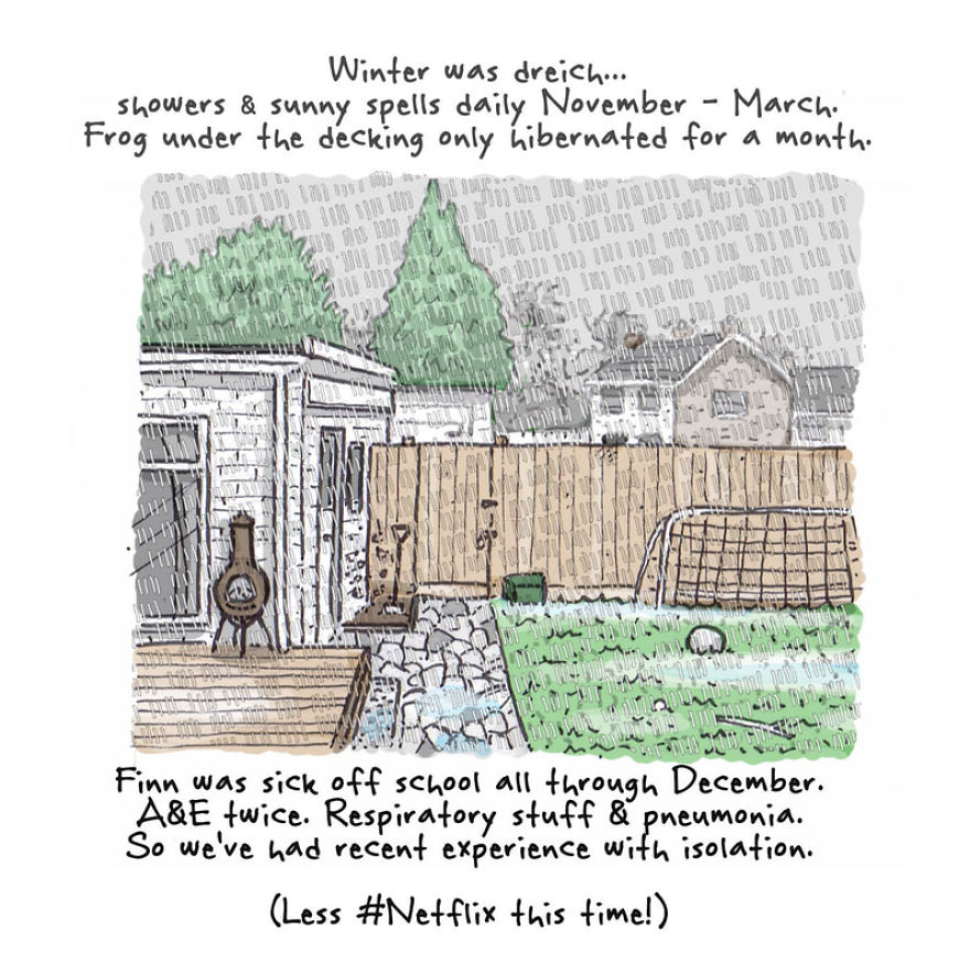 I've Kept A Visual Diary Every Working Day Since Day One Of Lockdown