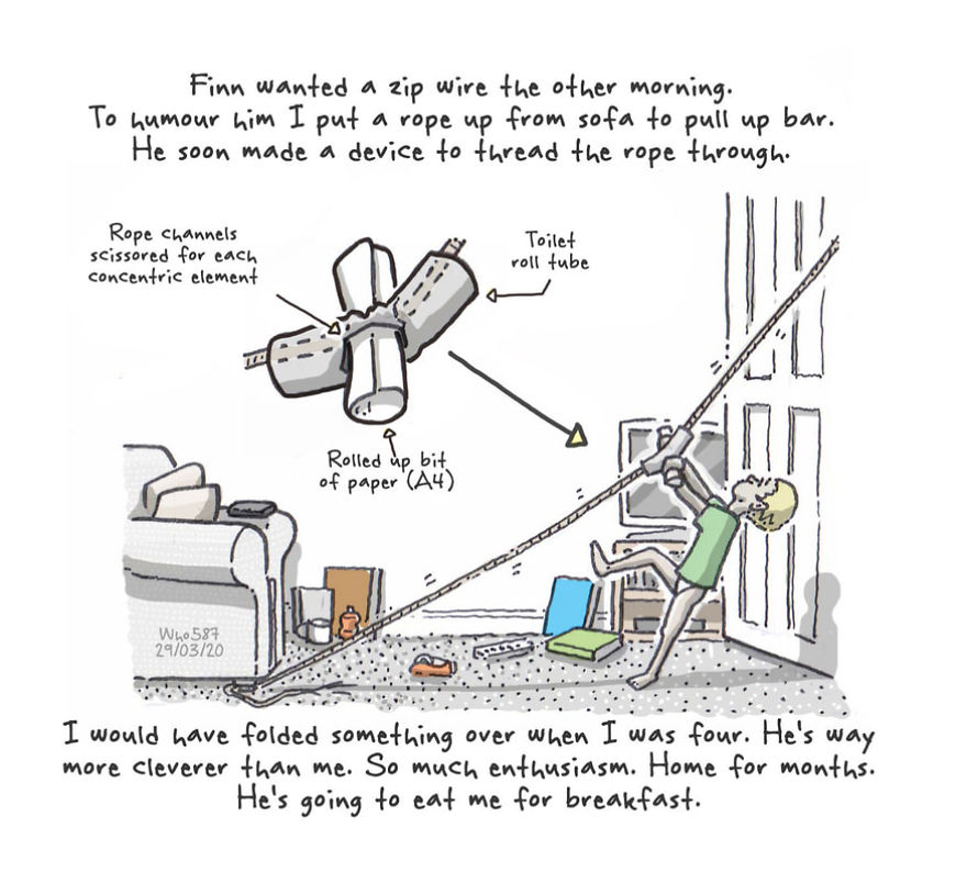 I've Kept A Visual Diary Every Working Day Since Day One Of Lockdown