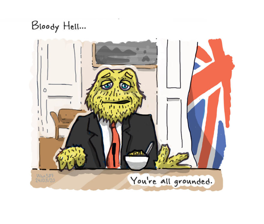 I've Kept A Visual Diary Every Working Day Since Day One Of Lockdown