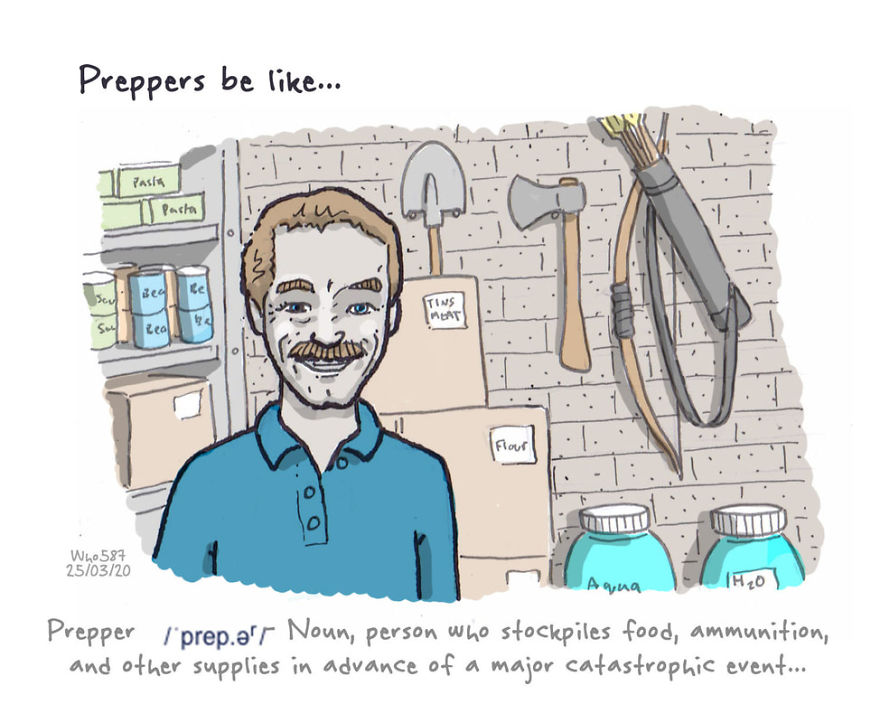 I've Kept A Visual Diary Every Working Day Since Day One Of Lockdown