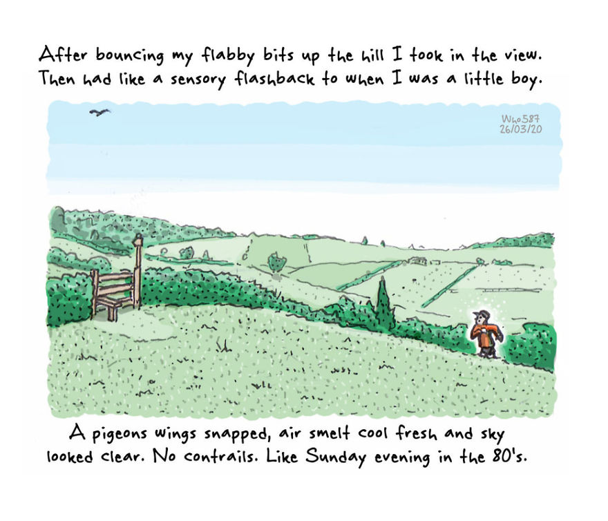 I've Kept A Visual Diary Every Working Day Since Day One Of Lockdown