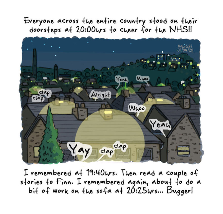 I've Kept A Visual Diary Every Working Day Since Day One Of Lockdown