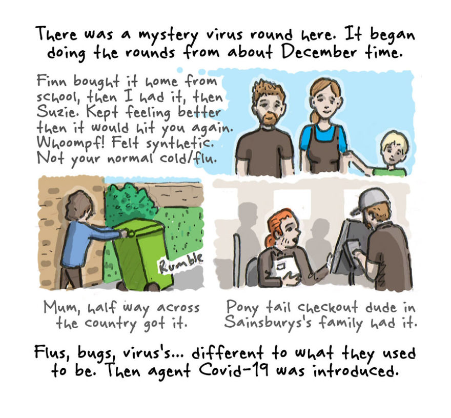 I've Kept A Visual Diary Every Working Day Since Day One Of Lockdown