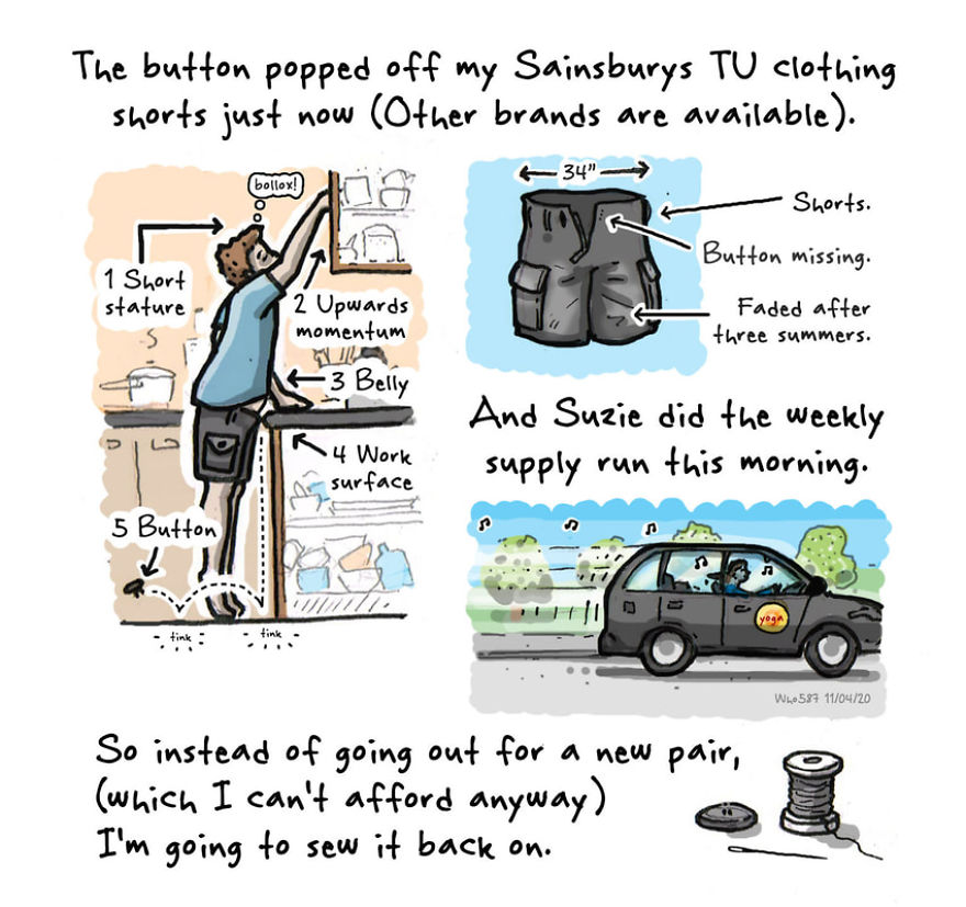 I've Kept A Visual Diary Every Working Day Since Day One Of Lockdown