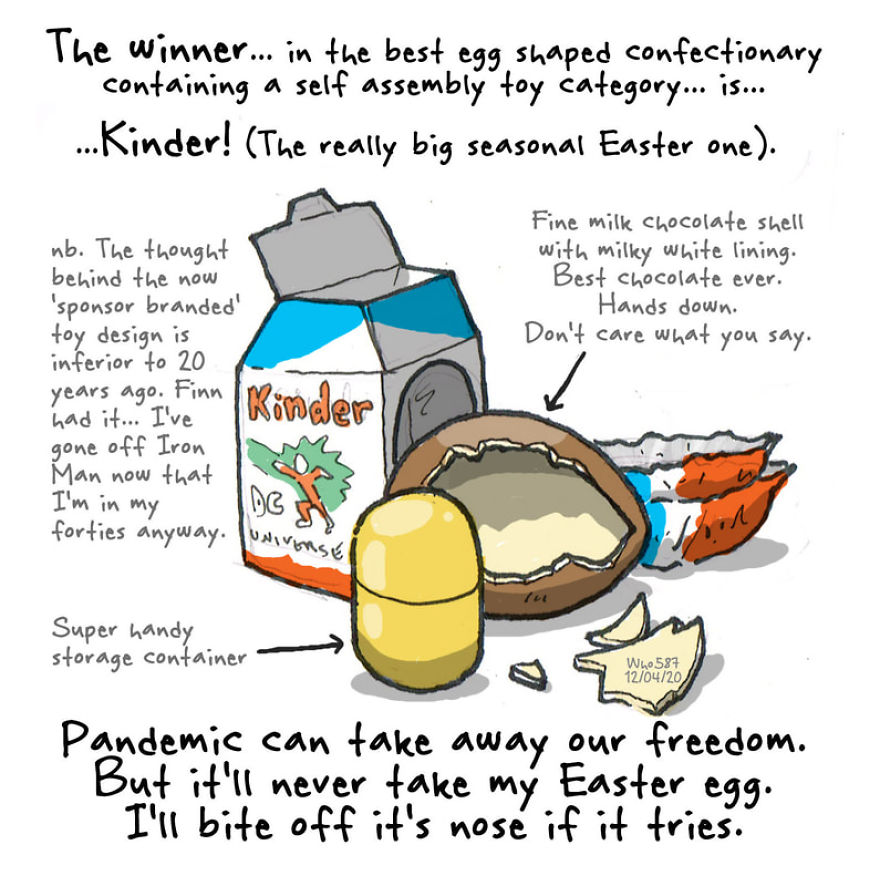 I've Kept A Visual Diary Every Working Day Since Day One Of Lockdown