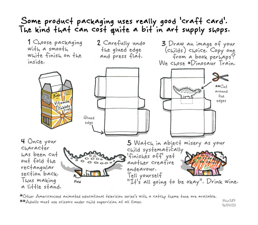 I've Kept A Visual Diary Every Working Day Since Day One Of Lockdown