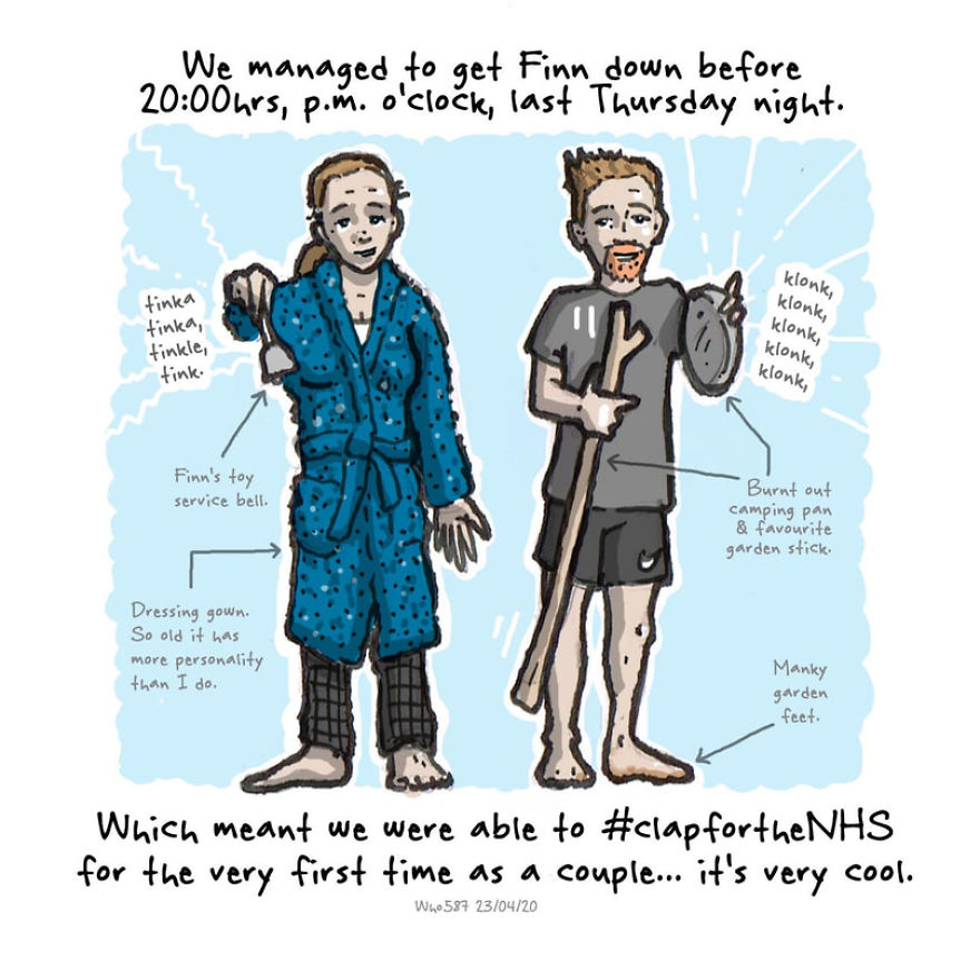 I've Kept A Visual Diary Every Working Day Since Day One Of Lockdown