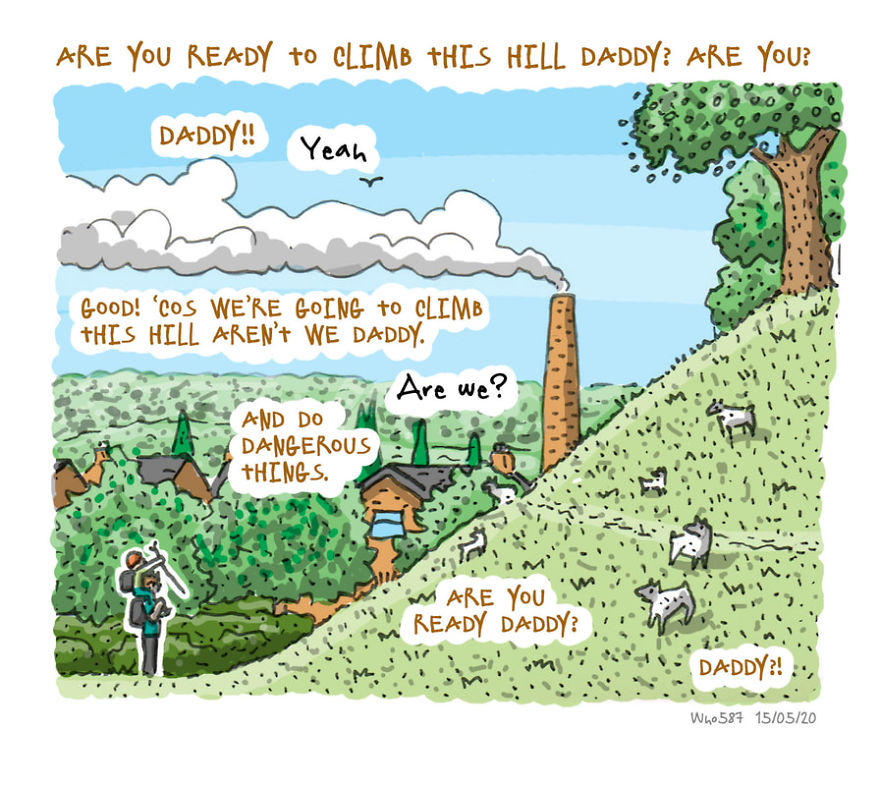 I've Kept A Visual Diary Every Working Day Since Day One Of Lockdown