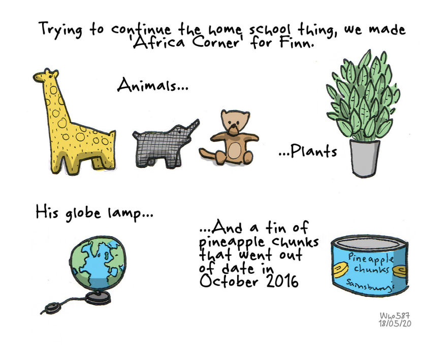 I've Kept A Visual Diary Every Working Day Since Day One Of Lockdown