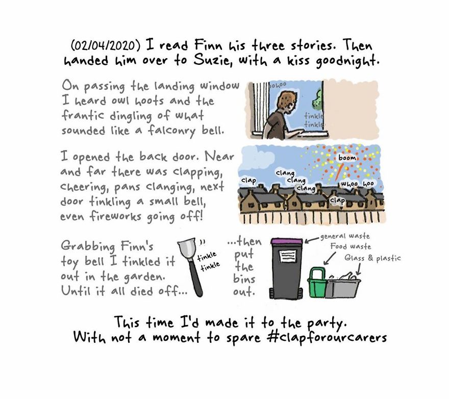 I've Kept A Visual Diary Every Working Day Since Day One Of Lockdown