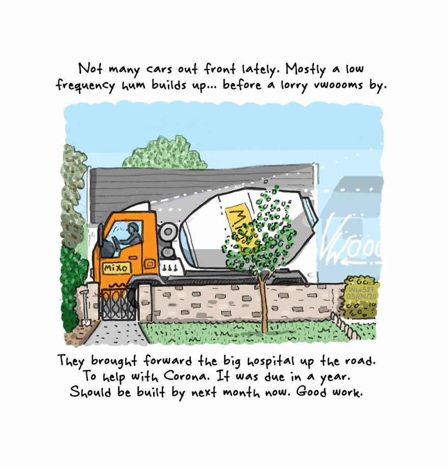 I've Kept A Visual Diary Every Working Day Since Day One Of Lockdown