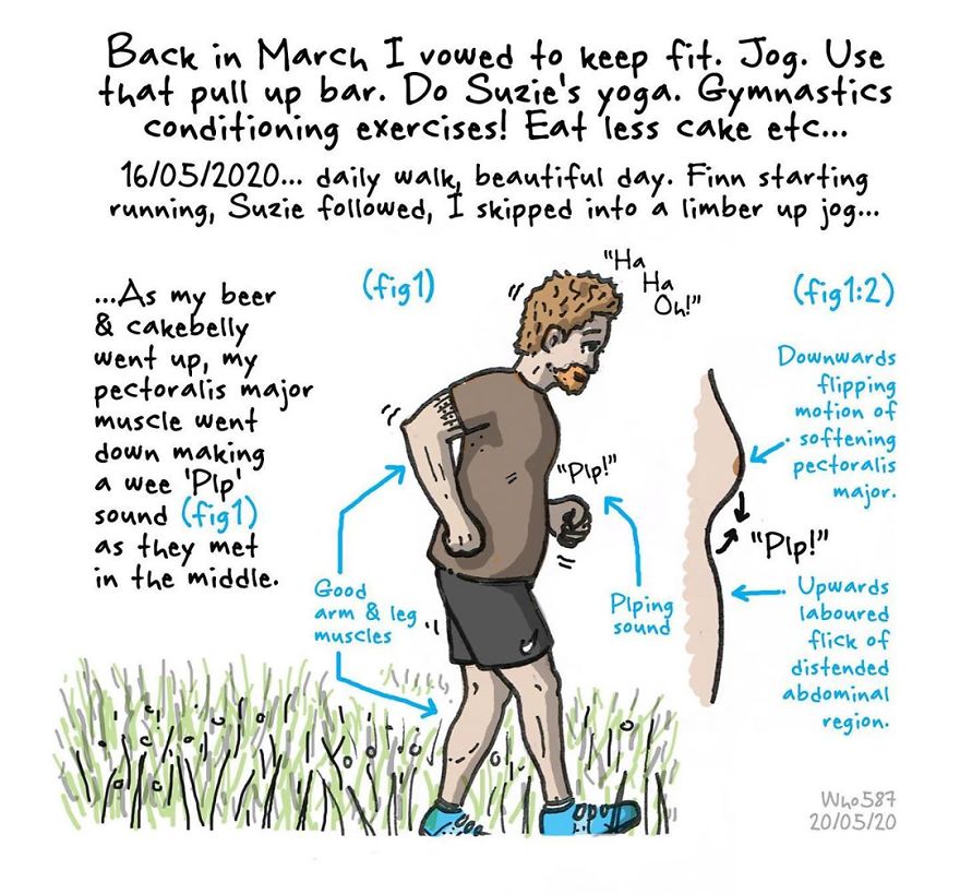 I've Kept A Visual Diary Every Working Day Since Day One Of Lockdown