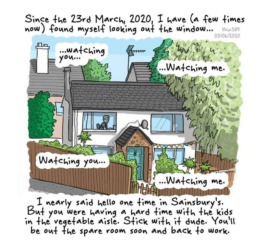 I've Kept A Visual Diary Every Working Day Since Day One Of Lockdown