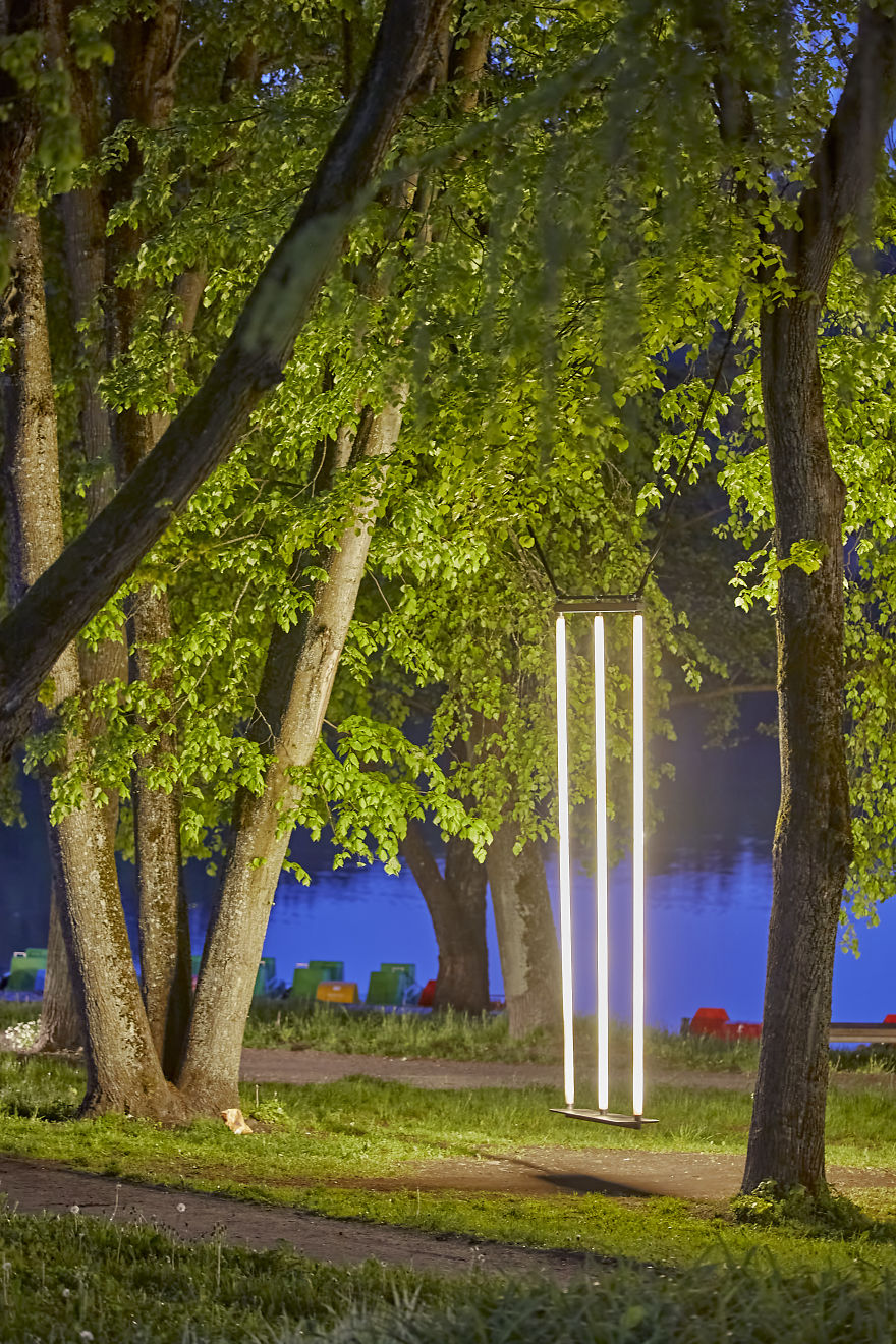 We Photographed The Swing Park Installed In Trakai, Lithuania