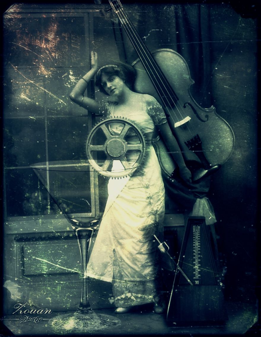 I Combined Vintage Pictures With My Surrealistic Imagination (13 Pics) I Combined Vintage Pictures With My Surrealistic Imagination (13 Pics)