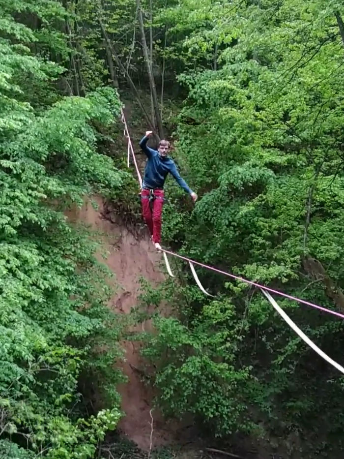 Midline In Vilnius. Length 45meters. Height ~15meters