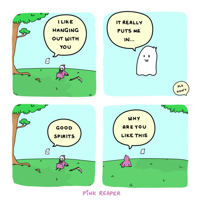 My Wholesome Webcomic About The Grim Reaper Who Is Actually Nice (17 New Pics) My Wholesome Webcomic About The Grim Reaper Who Is Actually Nice (17 New Pics)