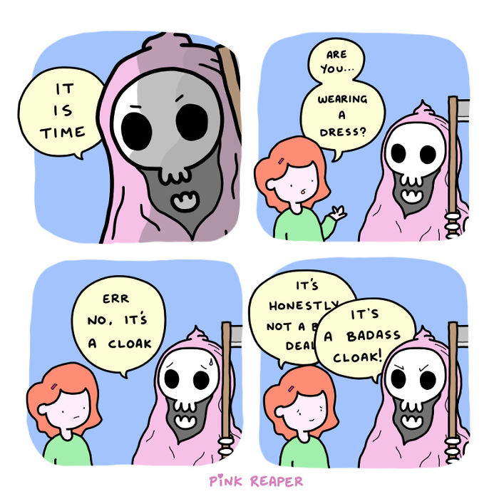 My Wholesome Webcomic About The Grim Reaper Who Is Actually Nice (17 New Pics) My Wholesome Webcomic About The Grim Reaper Who Is Actually Nice (17 New Pics)