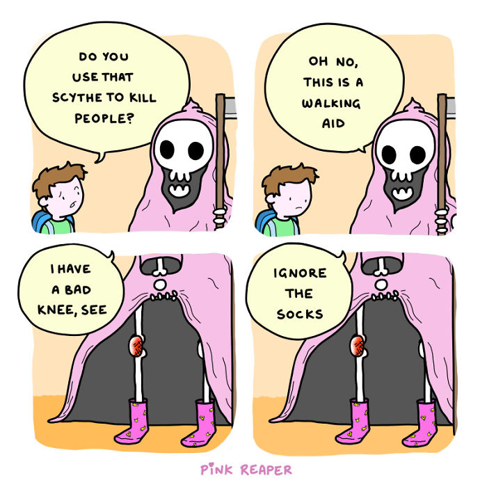 My Wholesome Webcomic About The Grim Reaper Who Is Actually Nice (17 New Pics) My Wholesome Webcomic About The Grim Reaper Who Is Actually Nice (17 New Pics)