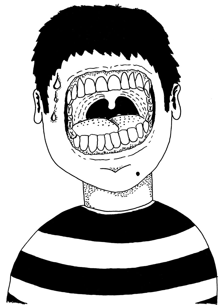 These Black & White Illustrations Illustrate The People And The Problems Of This Sick Society