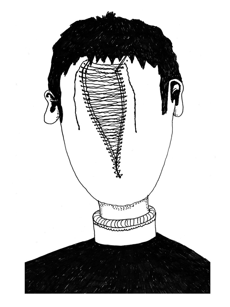 These Black & White Illustrations Illustrate The People And The Problems Of This Sick Society