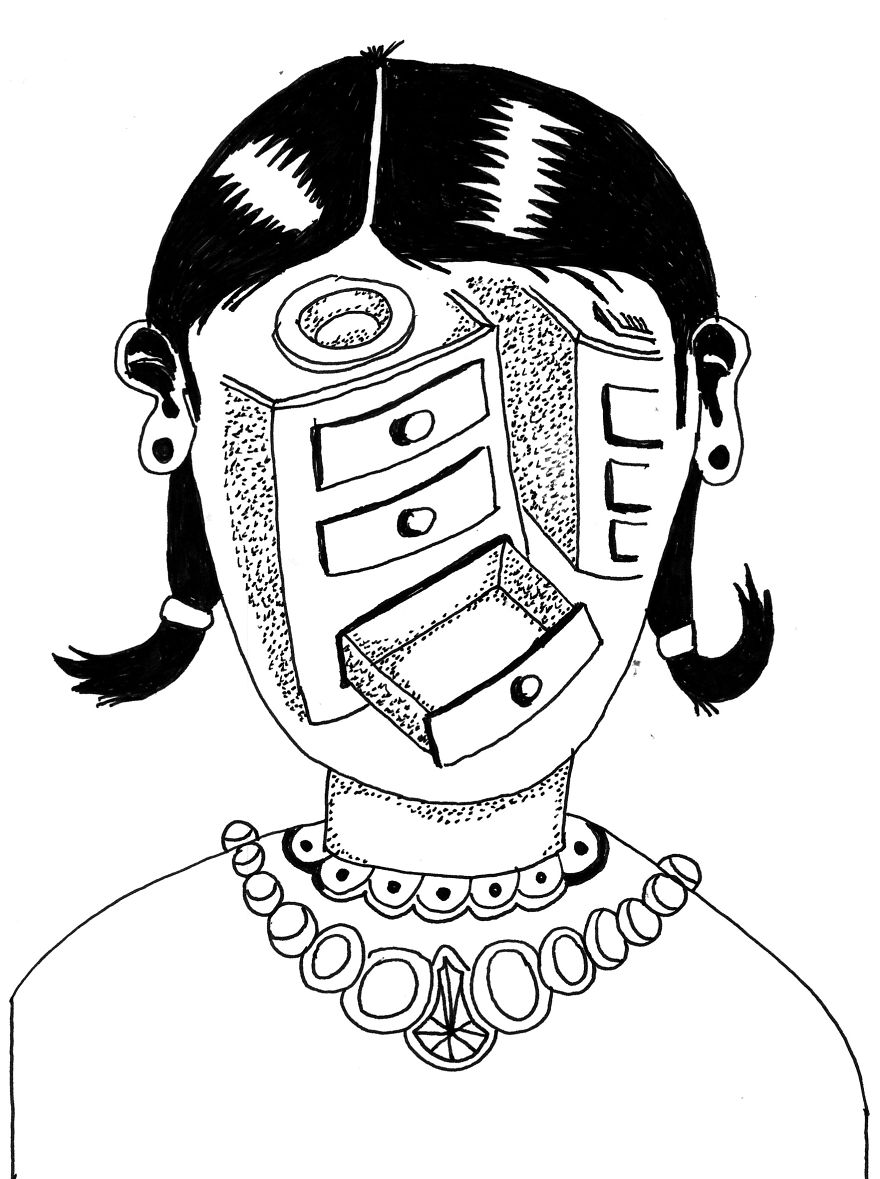 These Black & White Illustrations Illustrate The People And The Problems Of This Sick Society