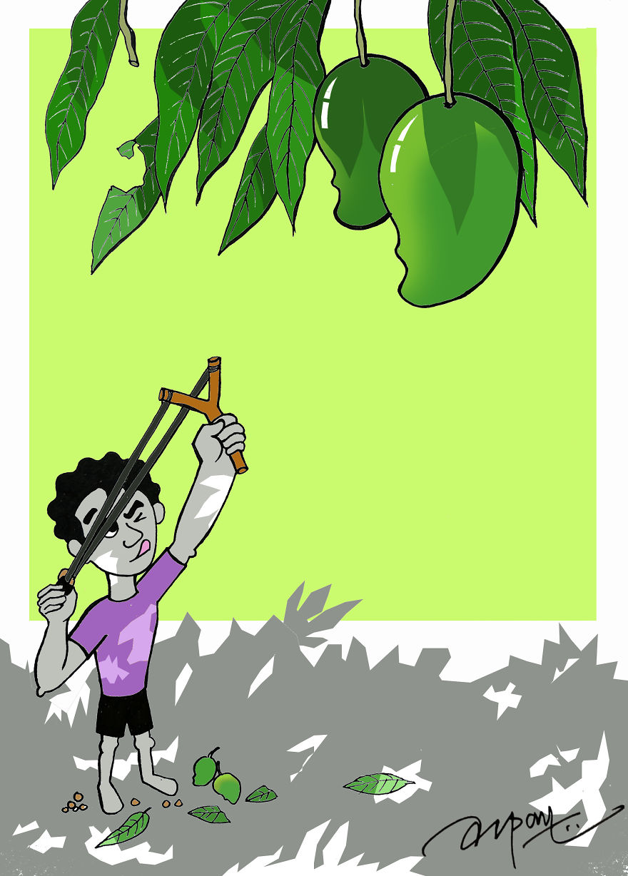 Slingshot And Mangoes