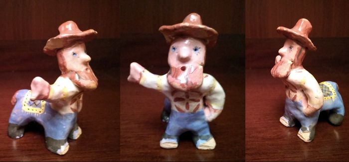 Russian Peasant-Centaur. I Don't Remember Where It Came From. There Are No Centaurs In Russian Folklore