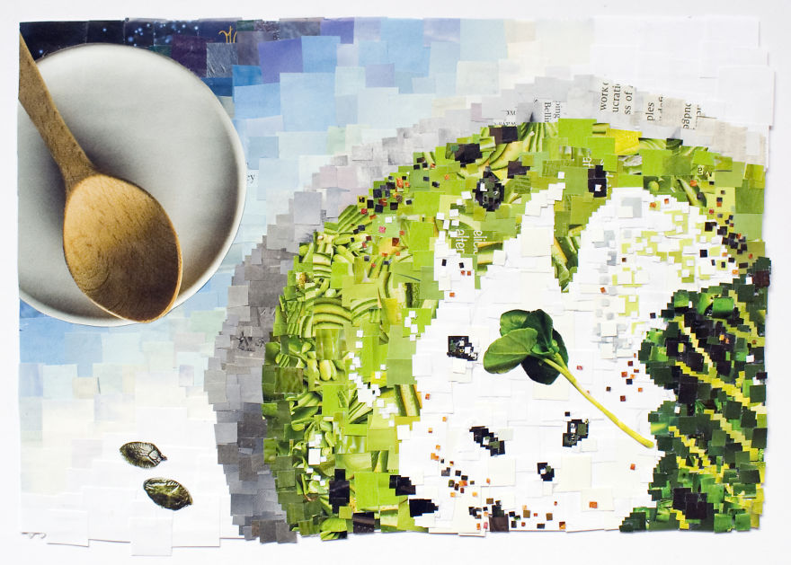 I've Spent 3 Months In Lockdown Making Collages Out Of Old Magazines