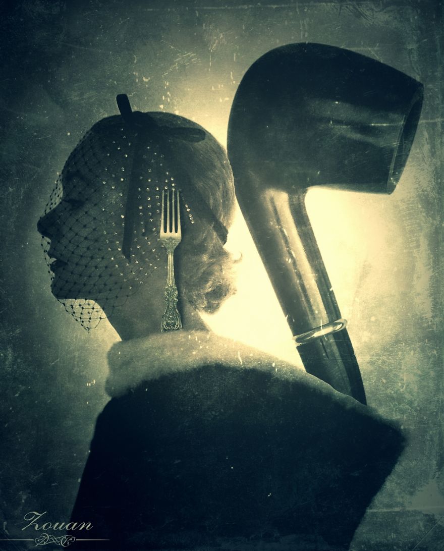 I Combined Vintage Pictures With My Surrealistic Imagination (13 Pics) I Combined Vintage Pictures With My Surrealistic Imagination (13 Pics)