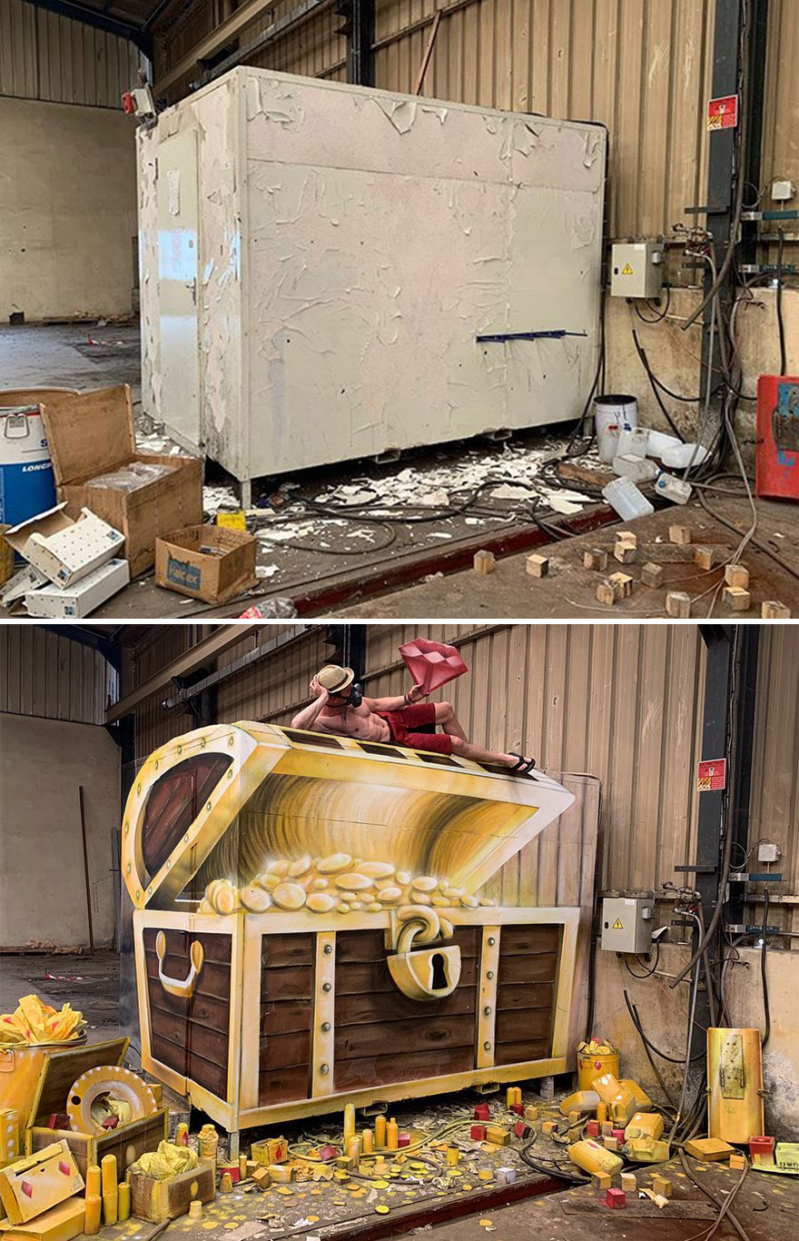 The Graffiti Of This French Street Artist Seems To Come Alive And Come Off The Walls