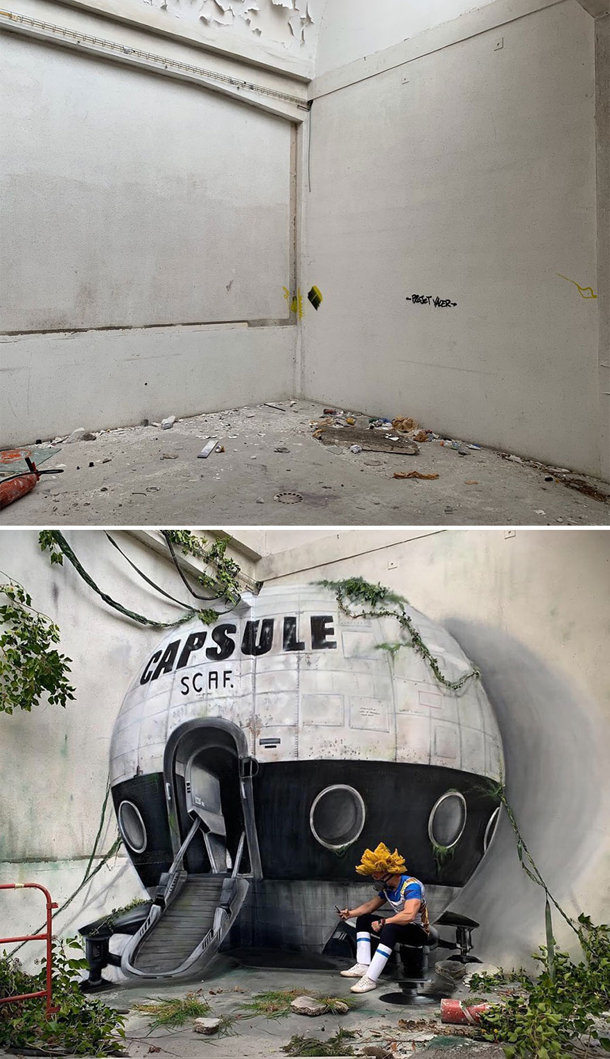 The Graffiti Of This French Street Artist Seems To Come Alive And Come Off The Walls