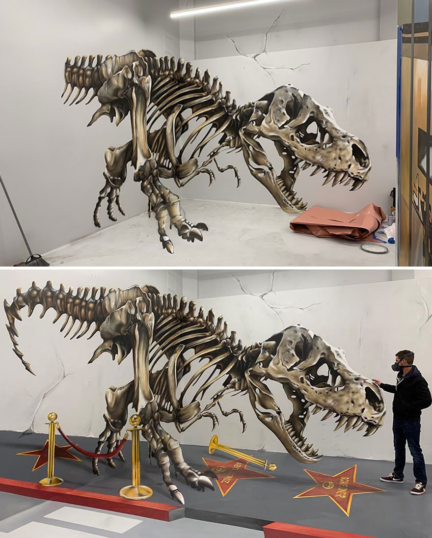 The Graffiti Of This French Street Artist Seems To Come Alive And Come Off The Walls