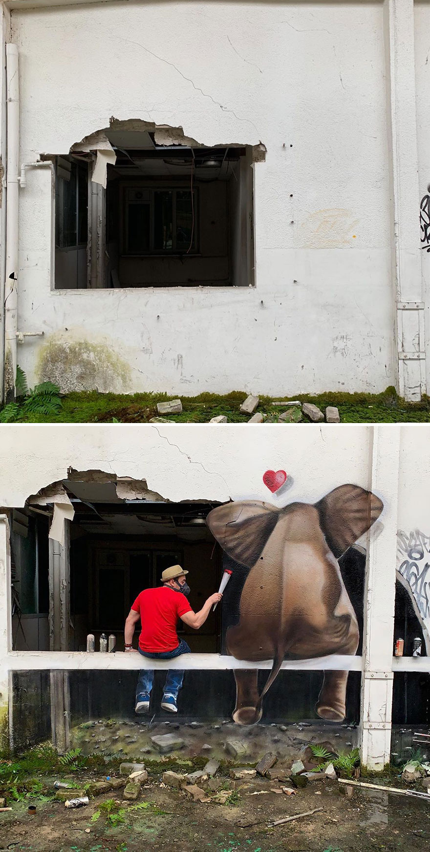 The Graffiti Of This French Street Artist Seems To Come Alive And Come Off The Walls