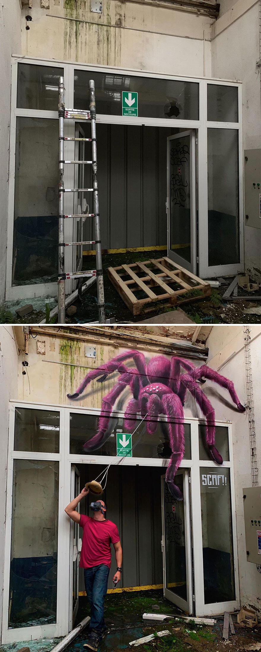 The Graffiti Of This French Street Artist Seems To Come Alive And Come Off The Walls