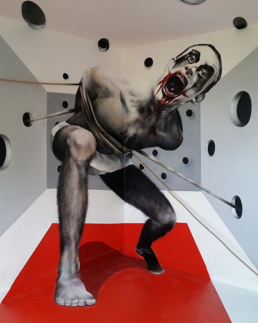 The Graffiti Of This French Street Artist Seems To Come Alive And Come Off The Walls